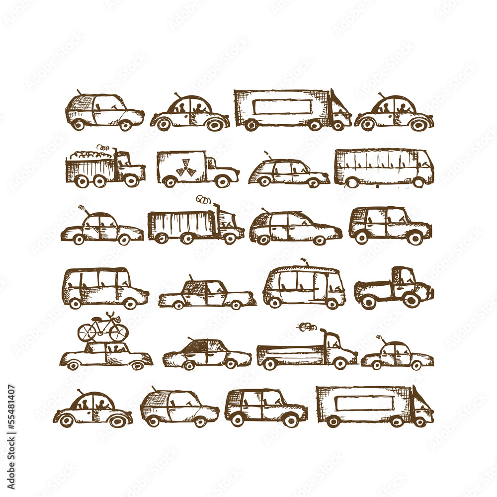Set of cars collection for your design Set of cars collection for your design