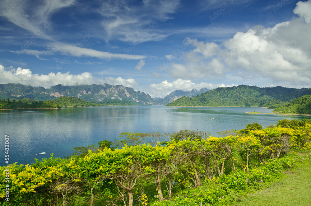 Ratchaprapha Dam Surat Thani province,Thailand Ratchaprapha Dam Surat Thani province,Thailand