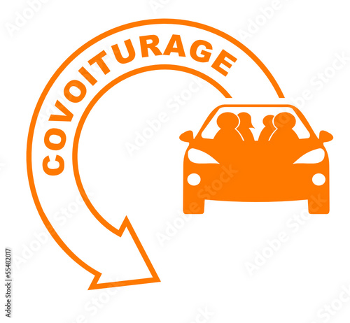covoiturage flèche orange