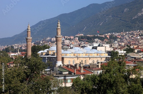 Fotografie Bursa Grand Mosque or Ulu Cami is the largest mosque in Bursa