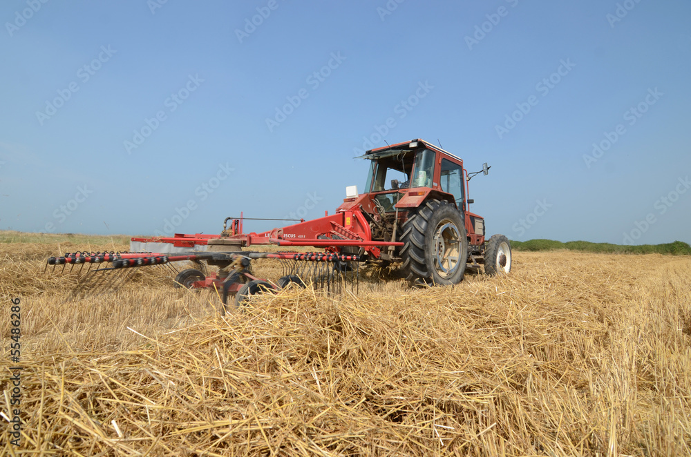 Obraz premium retourner la paille