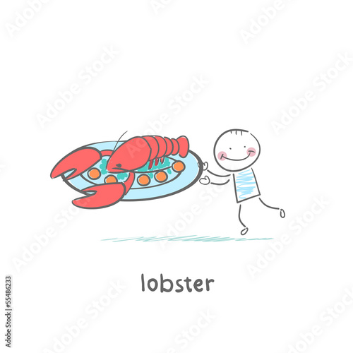 Wallpaper Mural Lobster Torontodigital.ca