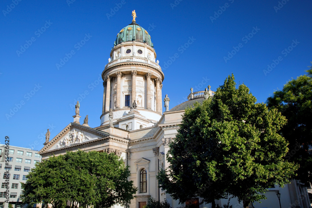 The Gendarmenmarkt. German Cathedral in Berlin