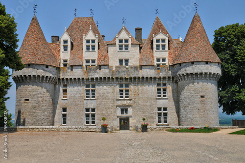 Perigord, the picturesque castle of Monbazillac in Dordogne photo