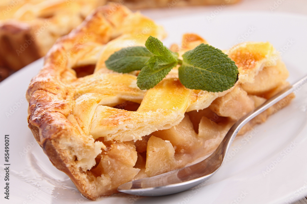 slice of apple pie