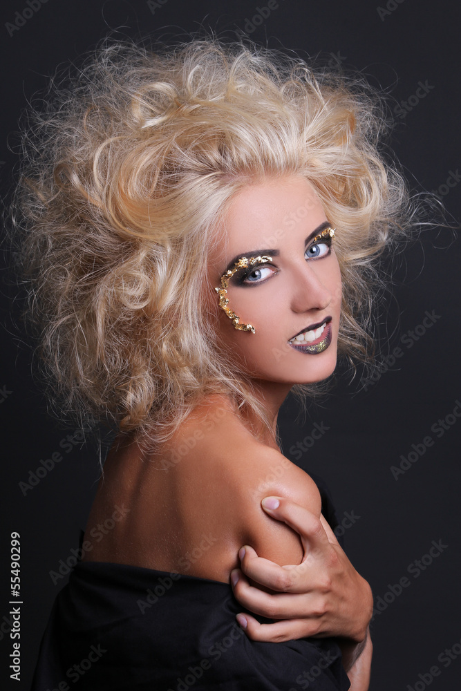 portrait of beautiful seductive blondie girl portrait of beautiful seductive blondie girl