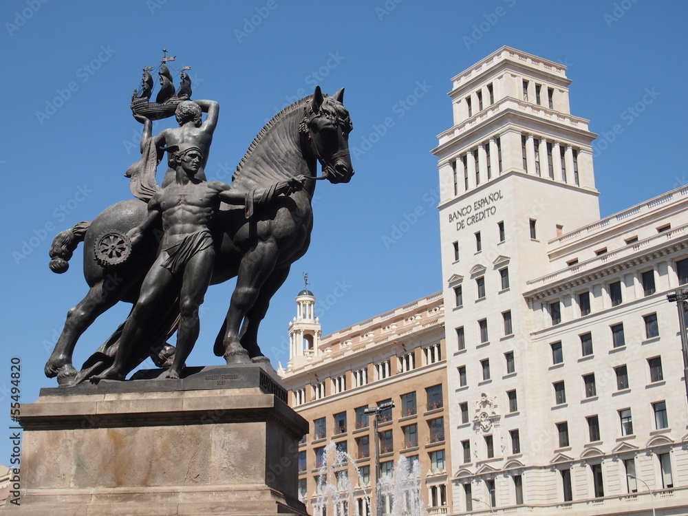 Obraz premium Plaza Cataluña