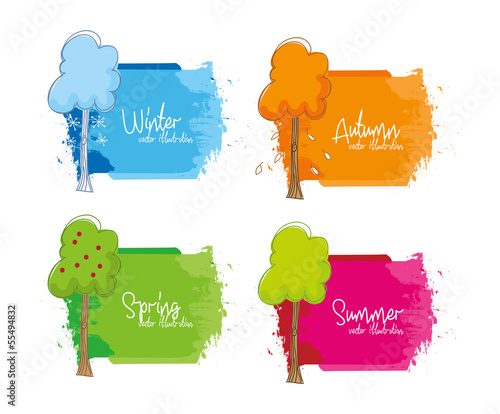 seasons trees