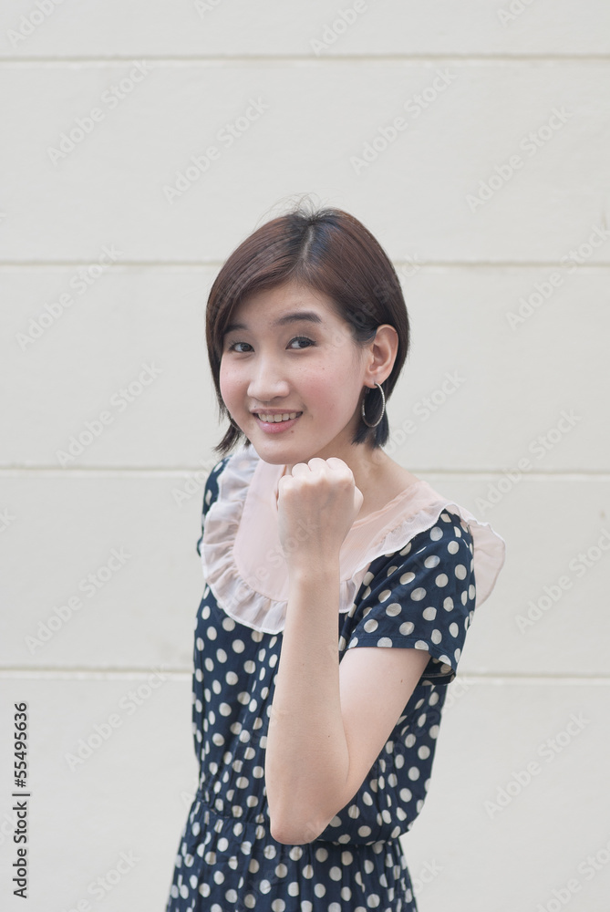 Asian confident and beautiful woman portrait