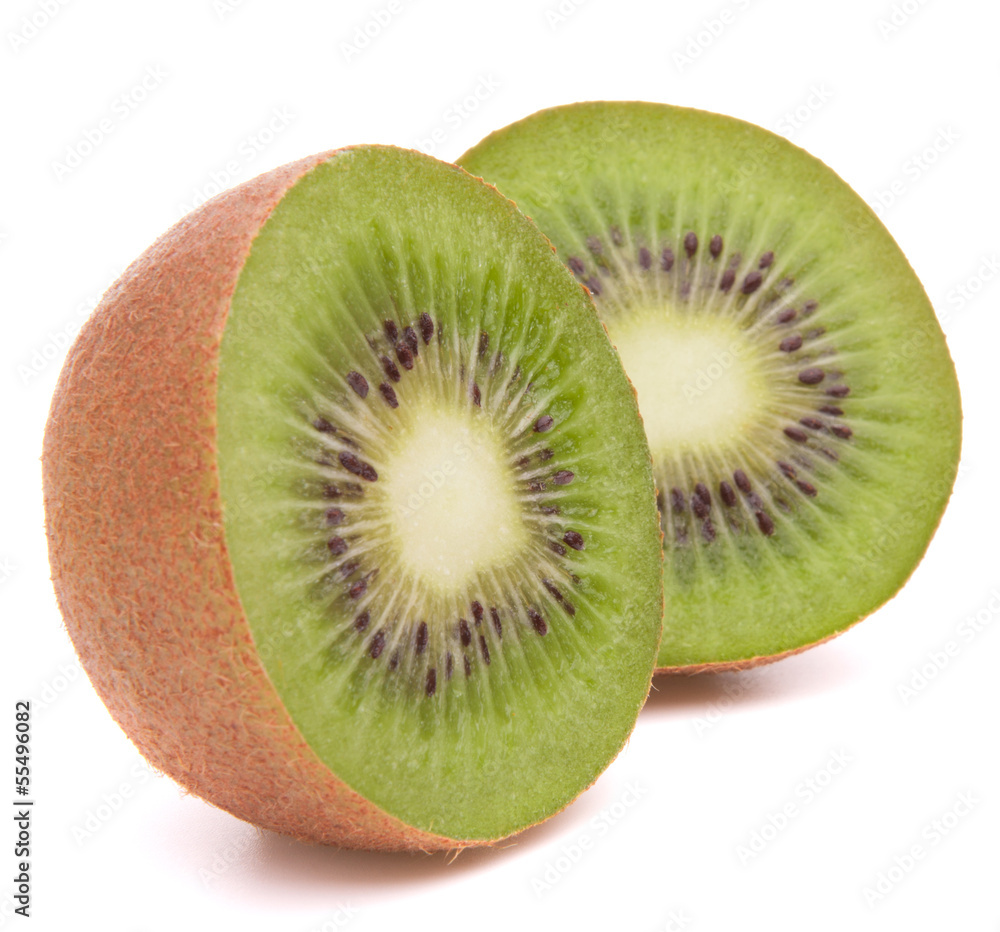 Fototapeta premium Sliced kiwi fruit half