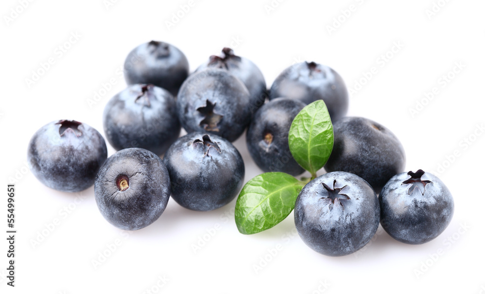 Blueberry with leaf Blueberry with leaf