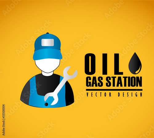 oil gas station