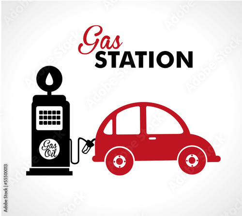 gas station