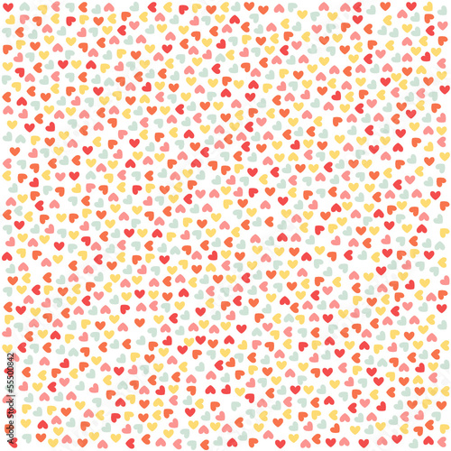 Seamless hearts pattern, wallpaper