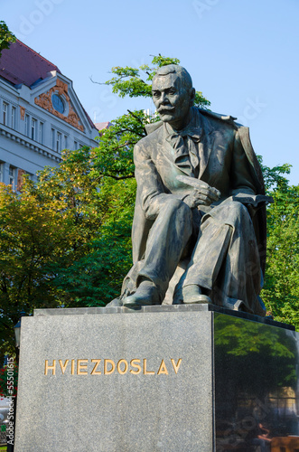 Bronze statue of Hviezdoslav Bratislava