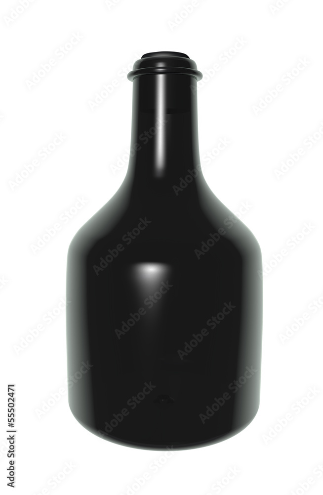 Old style black earthernware alcohol bottle Old style black earthernware alcohol bottle
