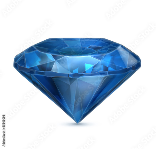 Sapphire blue icon