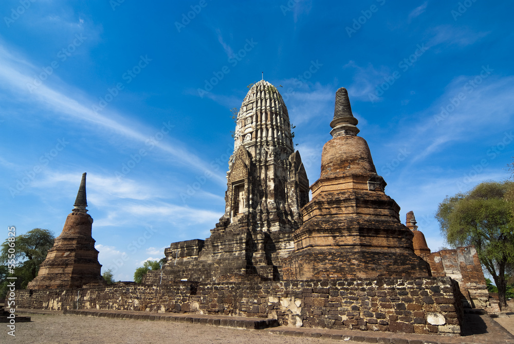 Wat Racha Burana, Ayudhya Province, Thailand
