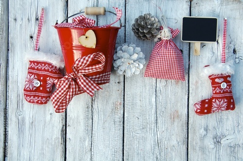 Weihnachtsdekoration mit St...