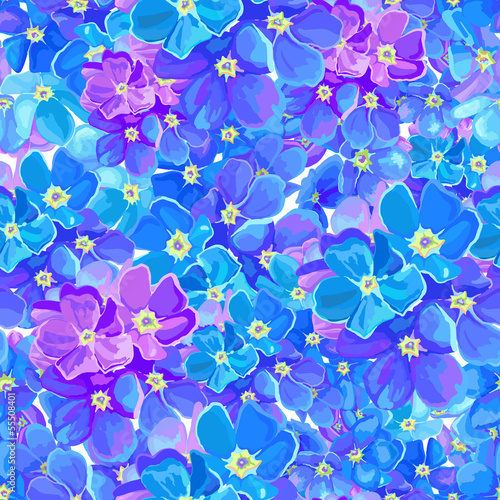 seamless pattern with decorative flovers