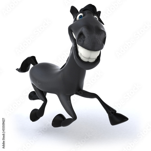 Fototapeta Naklejka Na Ścianę i Meble -  Fun horse