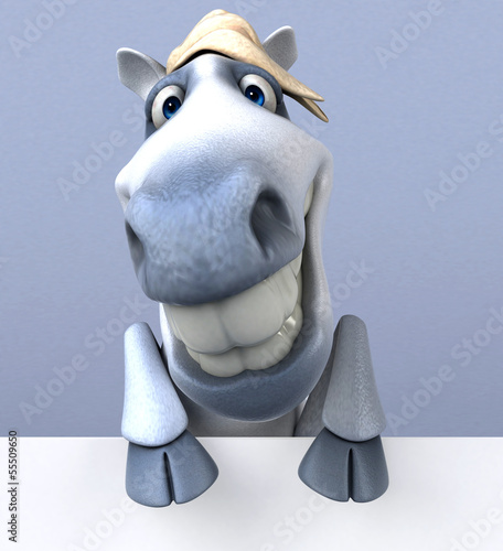 Fototapeta Naklejka Na Ścianę i Meble -  Fun horse