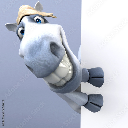 Fototapeta Naklejka Na Ścianę i Meble -  Fun horse