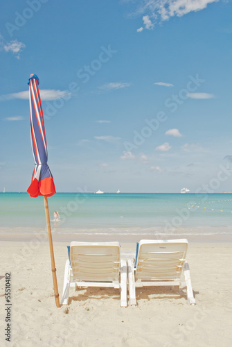 Beautiful beach at Patong beach   Phuket  Thailand