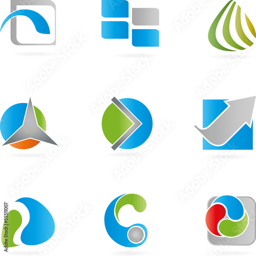 Logotyp, Abstract Design,  2D and 3D