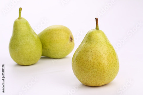 three ripe pears