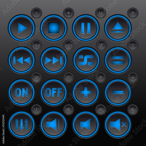 Player Buttons Set