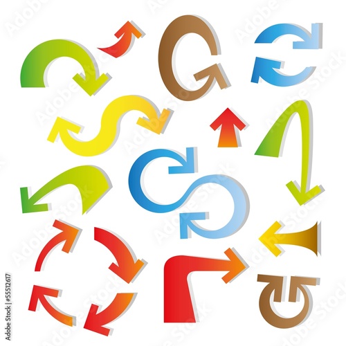 doodle arrow set