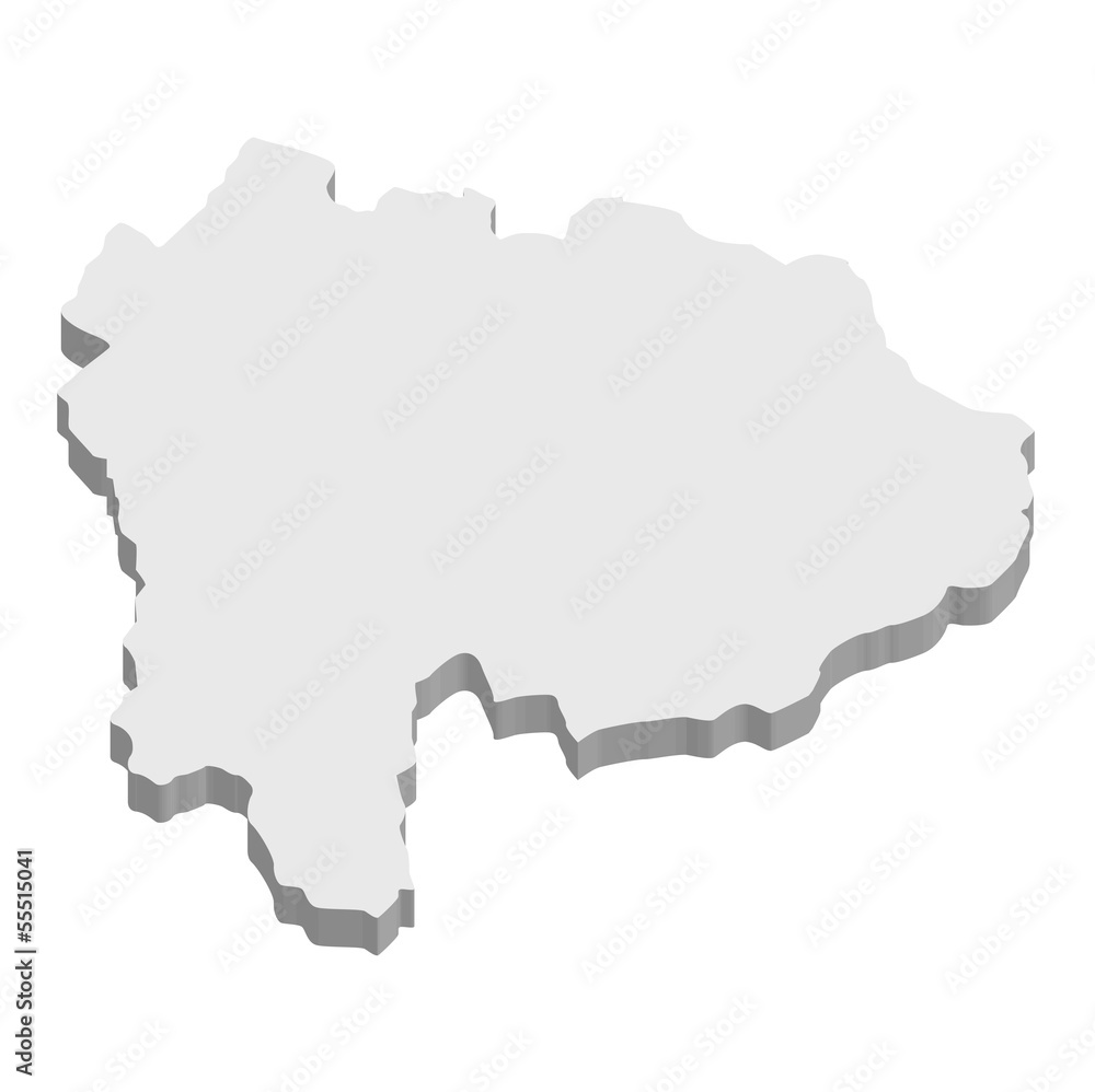 山梨　地図　3D