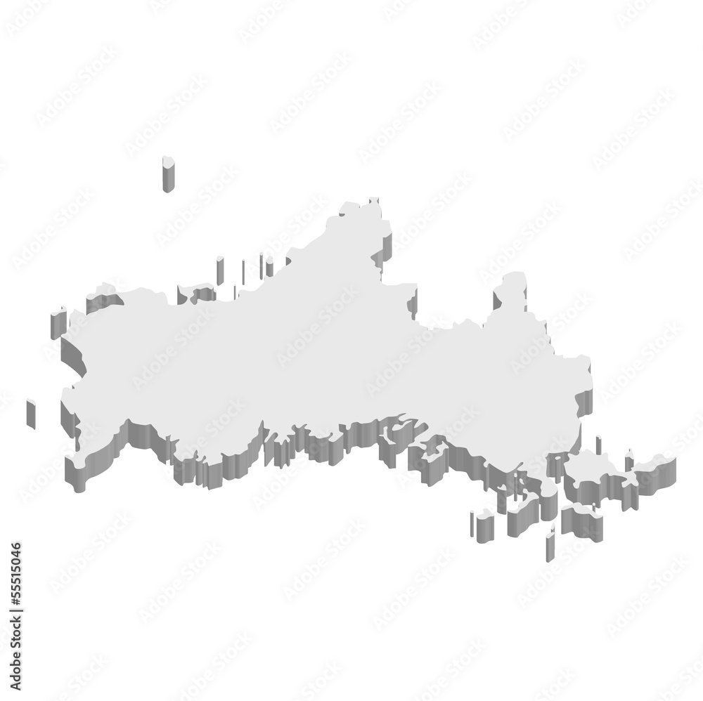 山口 地図 3D 山口 地図 3D