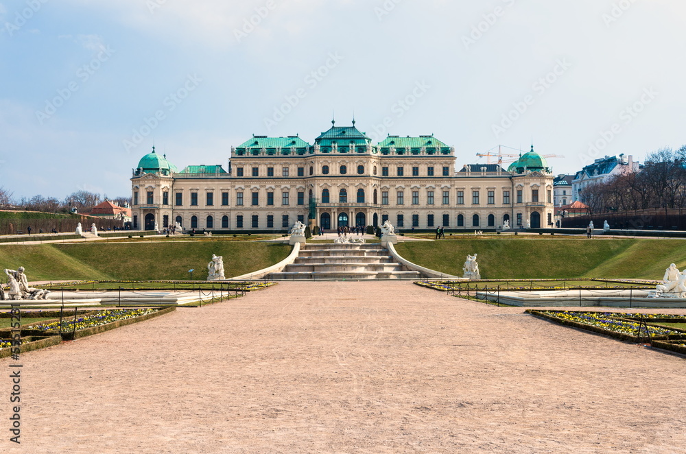 Fototapeta premium Schloss Belvedere in Wien