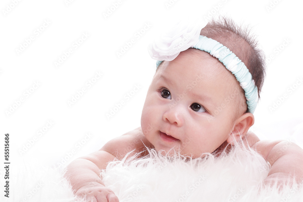Asian baby girl Asian baby girl