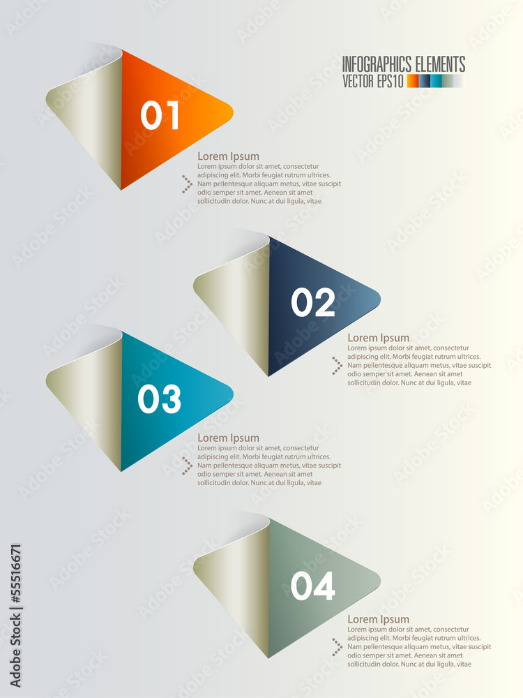 Modern Infographics template, vector illustration. Modern Infographics template, vector illustration.