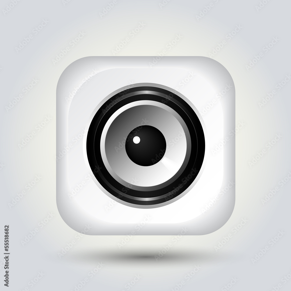 Speaker icon, Vector illustration. Speaker icon, Vector illustration.