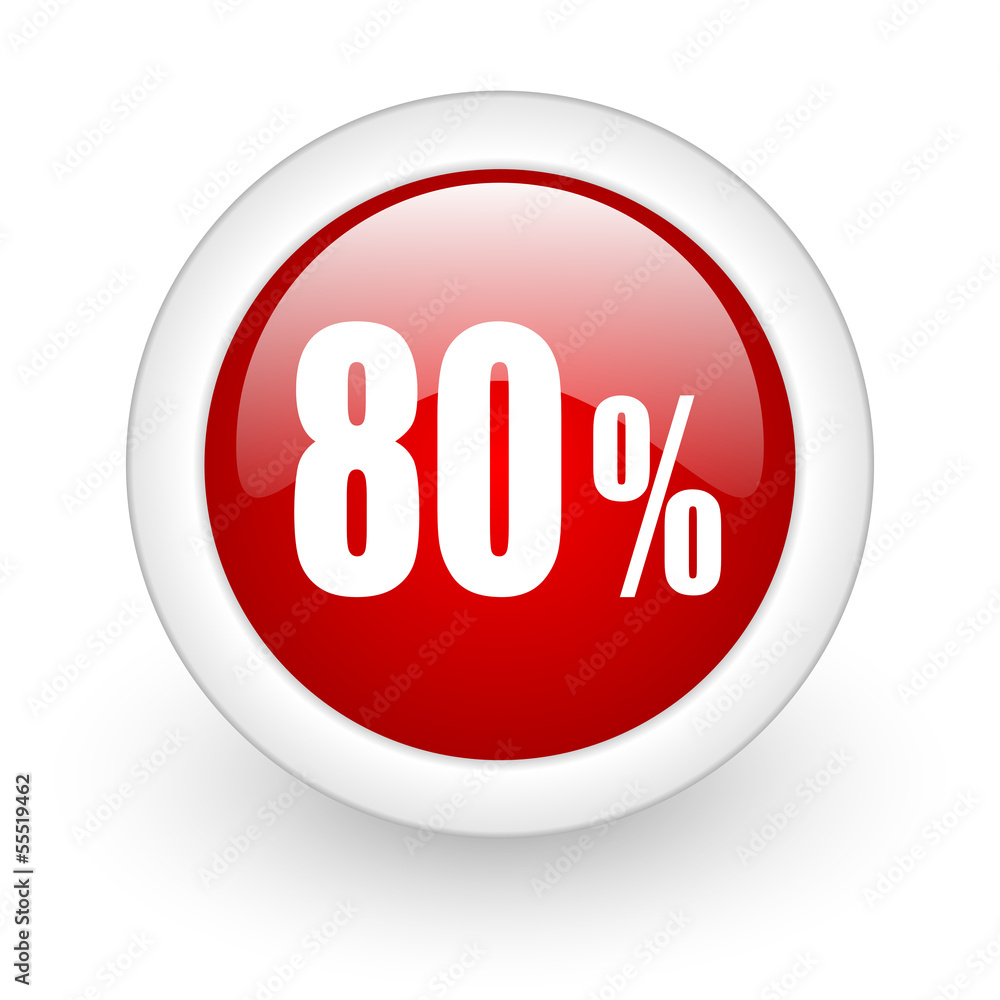 80 percent icon 80 percent icon