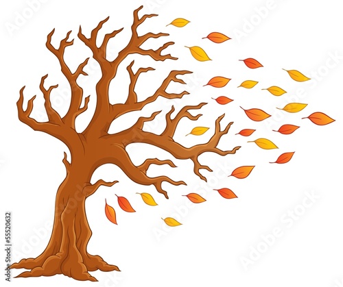 Autumn tree theme image 1