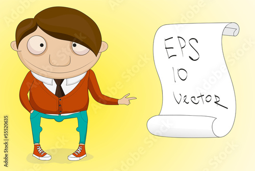 hipster vector illustration with the inscription