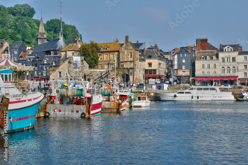 picturesque city of Honfleur in Normandie