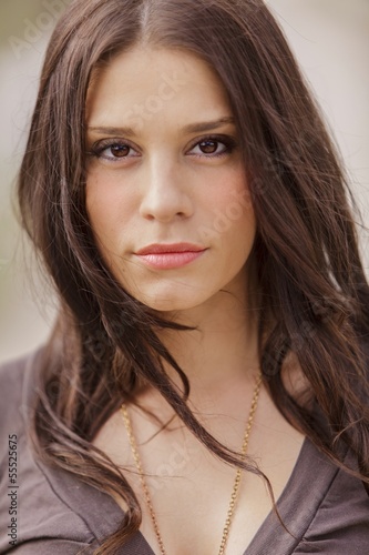Portrait of the young woman