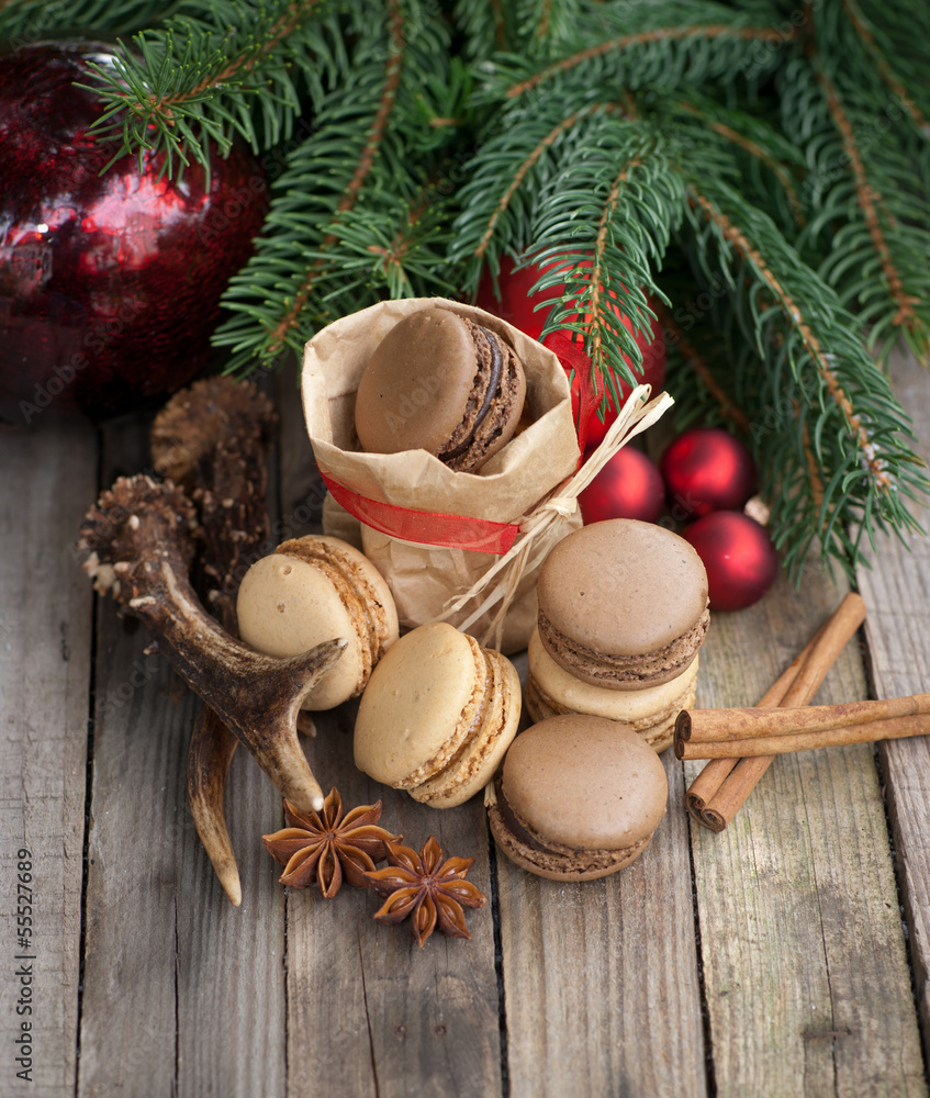 Weihnachtszeit Macarons Weihnachtszeit Macarons