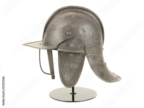 A 17th Century English Lobstertail Burgonet Helmet