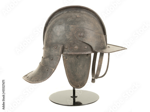 A 17th Century English Burgonet Lobstertail Helmet