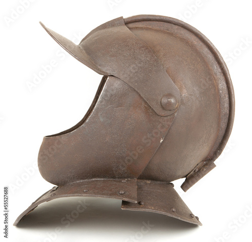 An Antique 17th Century English Close Helmet Burgonet