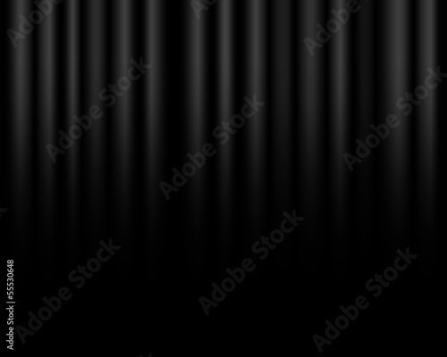 Obraz na płótnie black drapes w salonie