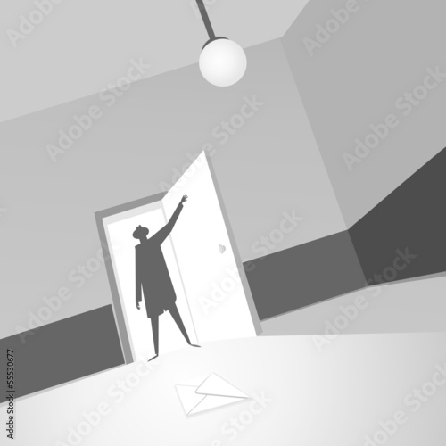 Note in the room