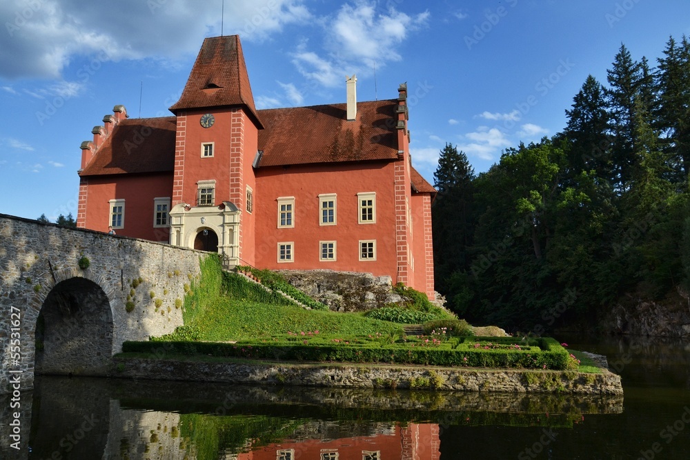 Cervena Lhota Castle in Czech Republic